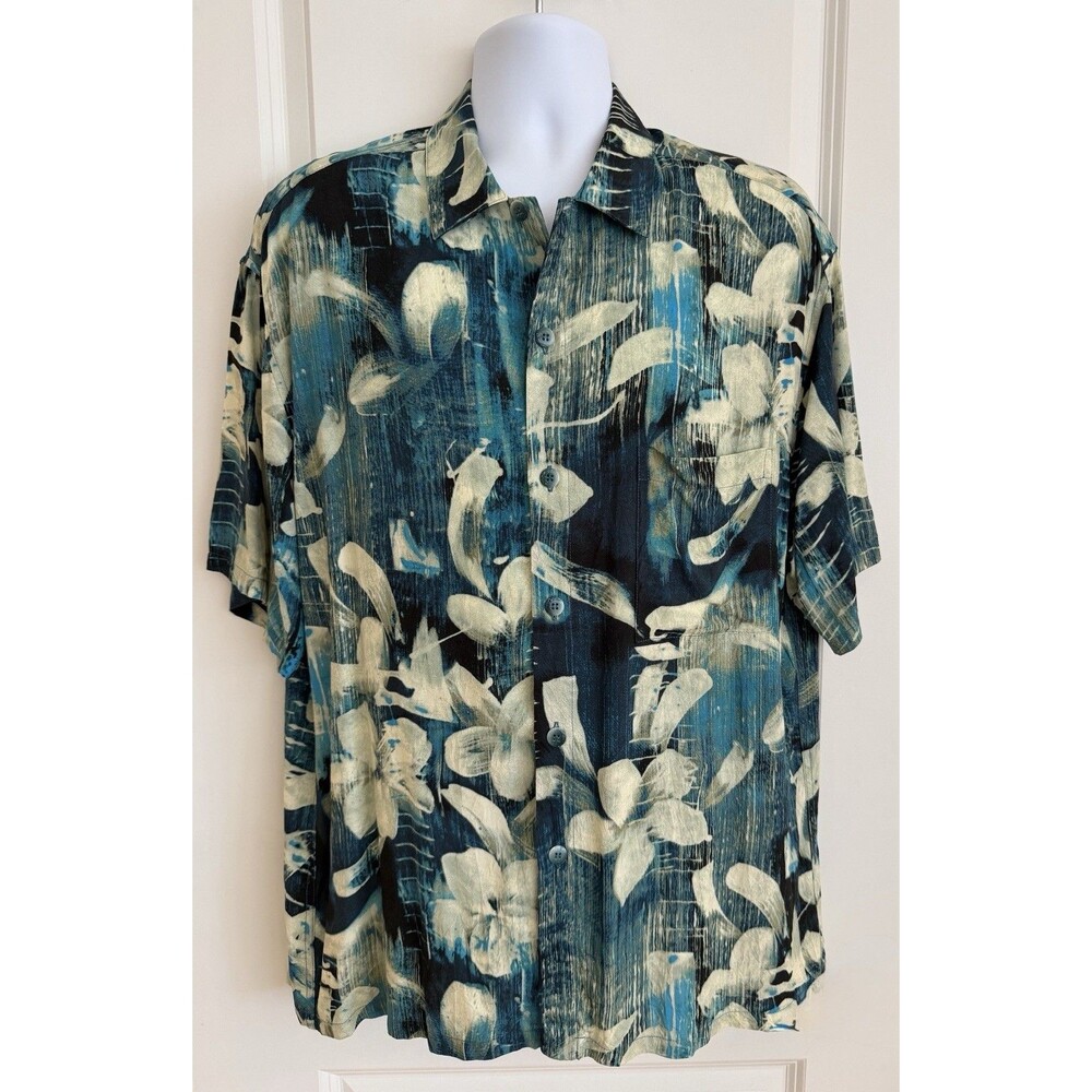 Jams World Men’s Hawaiian Aloha Shirt, Large, “Kawaikini”, Excellent Condition